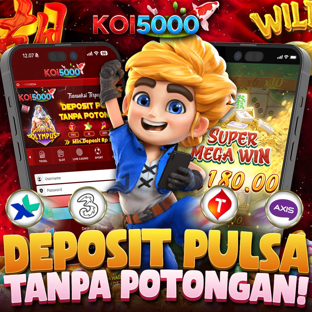 KOI5000: Situs Slot Deposit Pulsa 5000 Tanpa Potongan Terbaik 2025